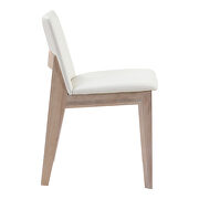 Mid-century modern oak dining chair white pvc-m2 by Moe's Home Collection additional picture 3