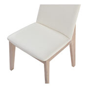 Mid-century modern oak dining chair white pvc-m2 by Moe's Home Collection additional picture 4
