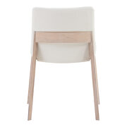 Mid-century modern oak dining chair white pvc-m2 by Moe's Home Collection additional picture 5
