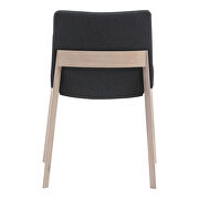 Mid-century modern oak dining chair dark gray-m2 additional photo 5 of 4