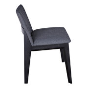 Mid-century modern ash dining chair charcoal-m2 additional photo 4 of 4