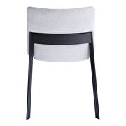 Mid-century modern ash dining chair light gray-m2 by Moe's Home Collection additional picture 4