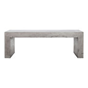 Contemporary outdoor bench by Moe's Home Collection additional picture 2