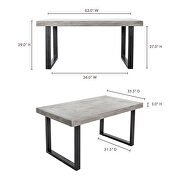 Contemporary outdoor dining table small by Moe's Home Collection additional picture 6