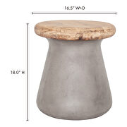 Contemporary outdoor stool by Moe's Home Collection additional picture 2