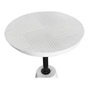 Contemporary outdoor accent table white by Moe's Home Collection additional picture 3