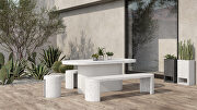 Contemporary planter ivory terrazzo by Moe's Home Collection additional picture 2