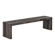 Industrial bench large gray by Moe's Home Collection additional picture 4