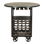 Industrial bar cart by Moe's Home Collection additional picture 2