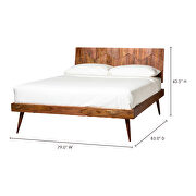 Mid-century modern king bed by Moe's Home Collection additional picture 2