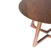 Mid-century modern dining table round walnut by Moe's Home Collection additional picture 6