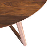 Mid-century modern dining table round walnut by Moe's Home Collection additional picture 7