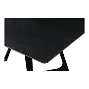 Mid-century modern dining table rectangular black ash by Moe's Home Collection additional picture 12