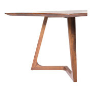 Mid-century modern dining table rectangular walnut by Moe's Home Collection additional picture 5