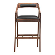 Mid-century modern barstool black by Moe's Home Collection additional picture 2