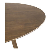 Mid-century modern round dining table walnut additional photo 3 of 3