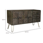Industrial sideboard by Moe's Home Collection additional picture 2