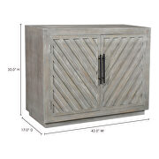 Rustic two door sideboard by Moe's Home Collection additional picture 2