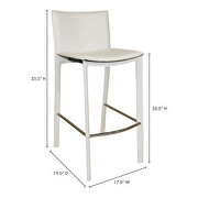 Modern counter stool 26 by Moe's Home Collection additional picture 2