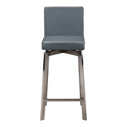 Contemporary swivel barstool gray by Moe's Home Collection additional picture 5