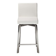 Contemporary swivel counter stool white by Moe's Home Collection additional picture 5