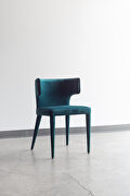 Art deco dining chair teal additional photo 5 of 5