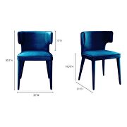 Art deco dining chair teal by Moe's Home Collection additional picture 6