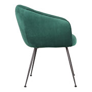 Art deco dining chair green additional photo 3 of 4
