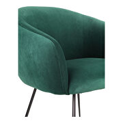 Art deco dining chair green additional photo 5 of 4
