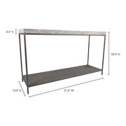 Contemporary marble console table by Moe's Home Collection additional picture 8