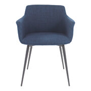 Retro arm chair blue-m2 by Moe's Home Collection additional picture 2