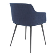 Retro arm chair blue-m2 by Moe's Home Collection additional picture 3