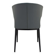 Contemporary side chair gray-m2 additional photo 3 of 3