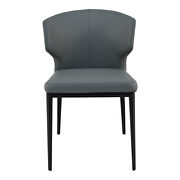 Contemporary side chair gray-m2 additional photo 4 of 3