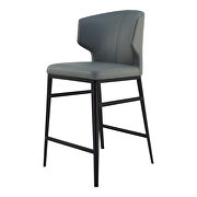 Contemporary counter stool gray by Moe's Home Collection additional picture 3
