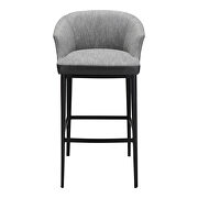 Retro barstool gray by Moe's Home Collection additional picture 2