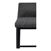 Contemporary counter stool charcoal by Moe's Home Collection additional picture 3