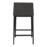 Contemporary counter stool charcoal by Moe's Home Collection additional picture 5