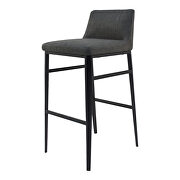 Contemporary barstool charcoal by Moe's Home Collection additional picture 4