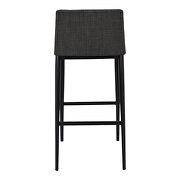 Contemporary barstool charcoal by Moe's Home Collection additional picture 5