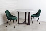 Contemporary dining chair green velvet-m2 by Moe's Home Collection additional picture 2