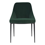 Contemporary dining chair green velvet-m2 by Moe's Home Collection additional picture 4