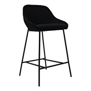 Contemporary counter stool black additional photo 5 of 6