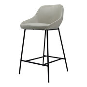 Contemporary counter stool beige by Moe's Home Collection additional picture 3