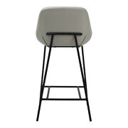 Contemporary counter stool beige by Moe's Home Collection additional picture 5