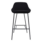 Contemporary barstool black by Moe's Home Collection additional picture 2