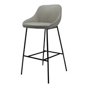 Contemporary barstool beige by Moe's Home Collection additional picture 2