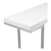 Contemporary console table white lacquer by Moe's Home Collection additional picture 3