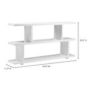 Contemporary shelf small white by Moe's Home Collection additional picture 2