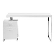 Modern desk white by Moe's Home Collection additional picture 6